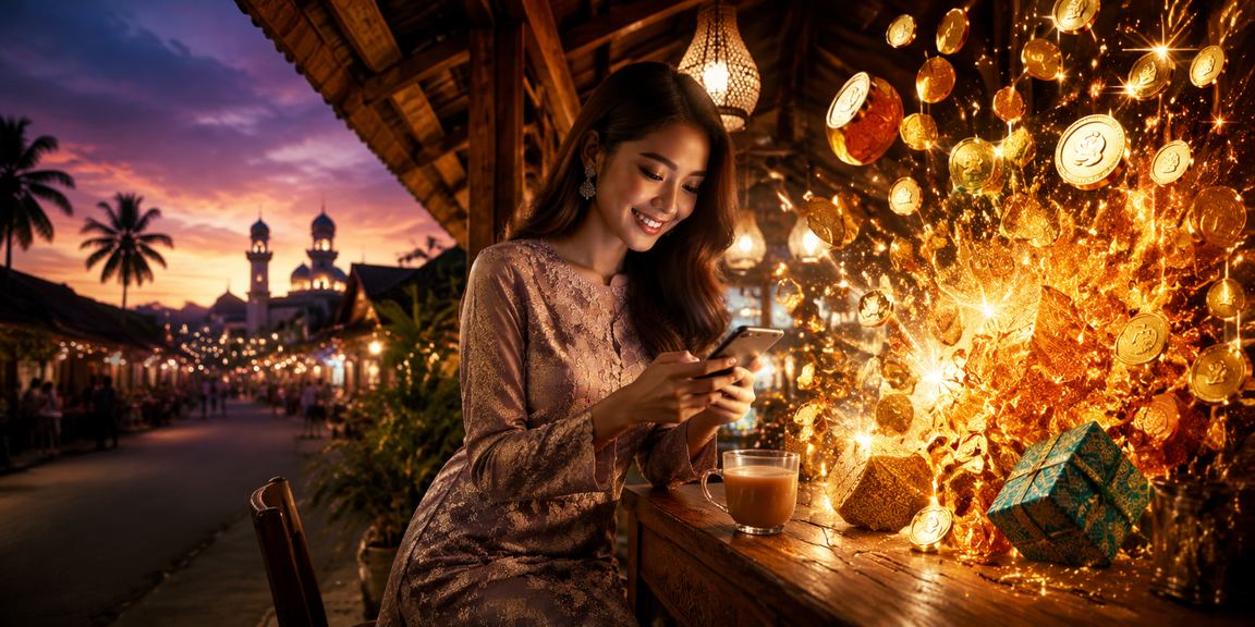 Pengguna mengakses platform kasino mudah alih ae101 semasa perayaan di Malaysia
