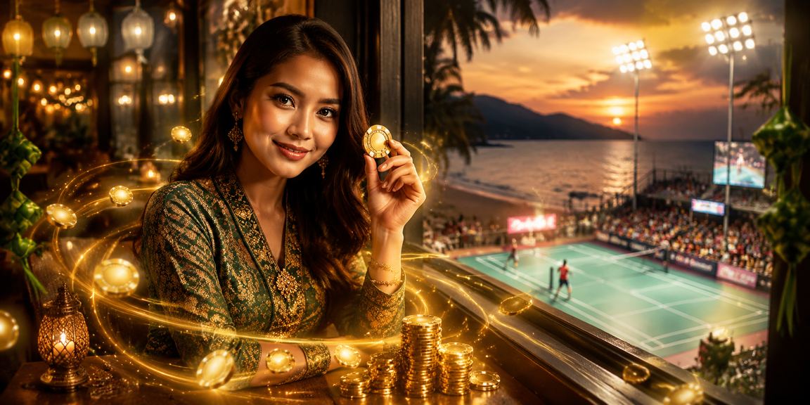 Pemain menggunakan platform pertaruhan kasino ae101 semasa perayaan di Penang